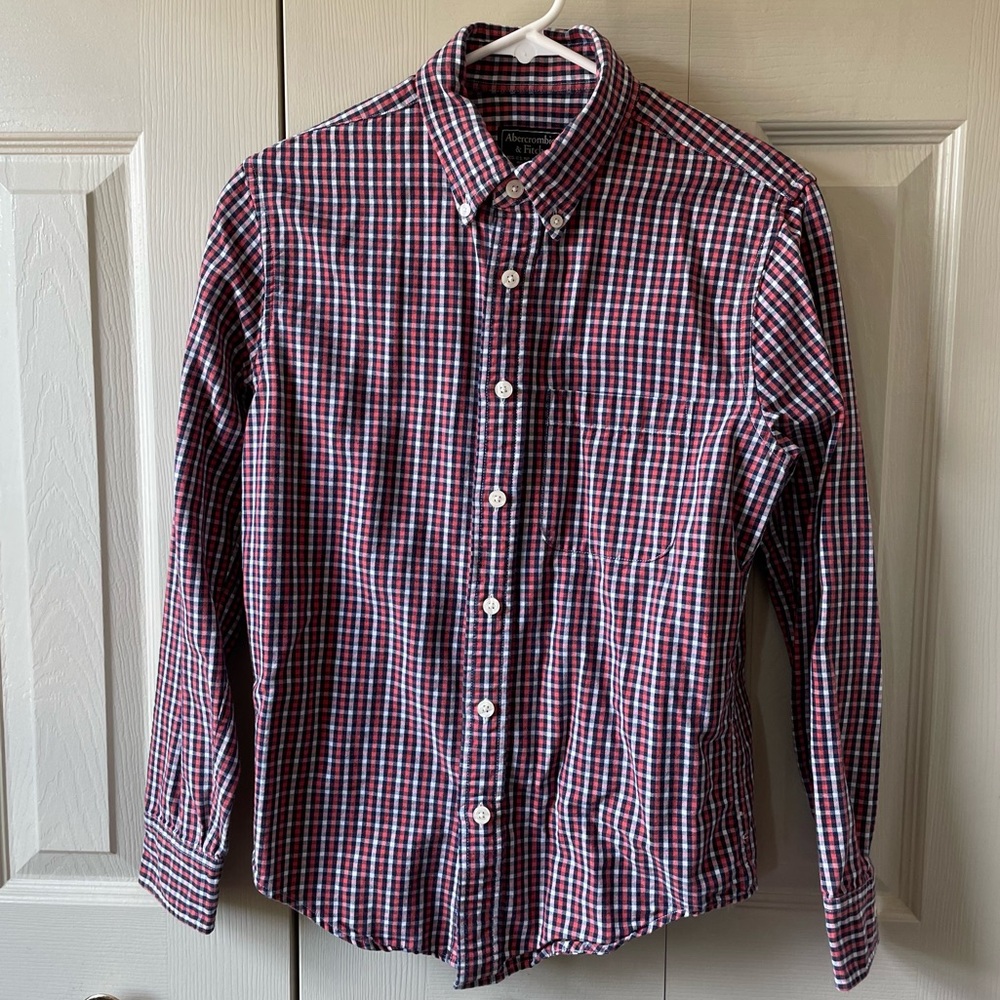 A&F heavyweight button up shirt